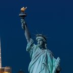 New York_Statue of Liberty Night time