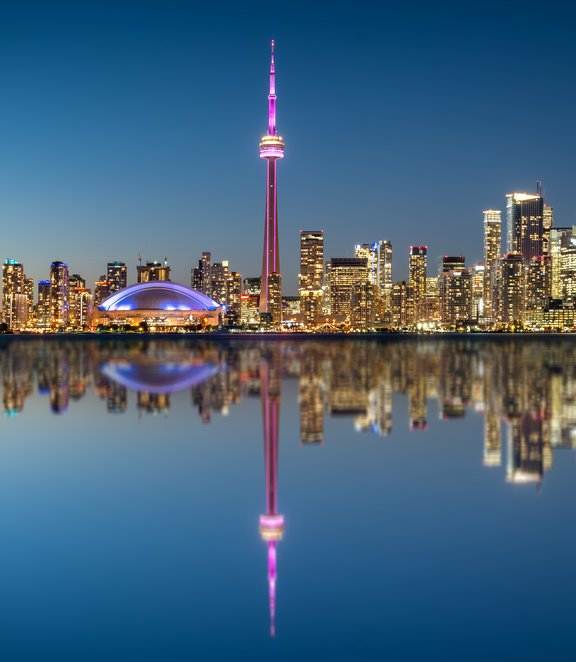 Toronto night time